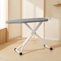 Folding Ironing Board Foldable Ironing Board with Iron Rest Furniture Padded Space-Saving for Laundry Room, Apartment