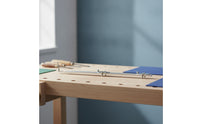 Luthier Ruler with Clamps Sturdy Guitar Neck Alignment Tool High Accuracy Gauge for Workshops