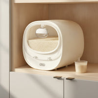 Self-Flowing Rice Storage Container Opening Rice Dispenser Countertop Pantry Organizer Transparent for Organizers