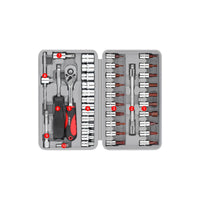 Vanadium steel ratchet socket set