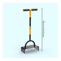 Manual Spike Aerator Ergonomic Handle Soil Loosener Pre Assembled for Yard