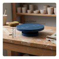 Pottery Turntable Double Bearing Design Manual Pottery Banding Wheel for Potters
