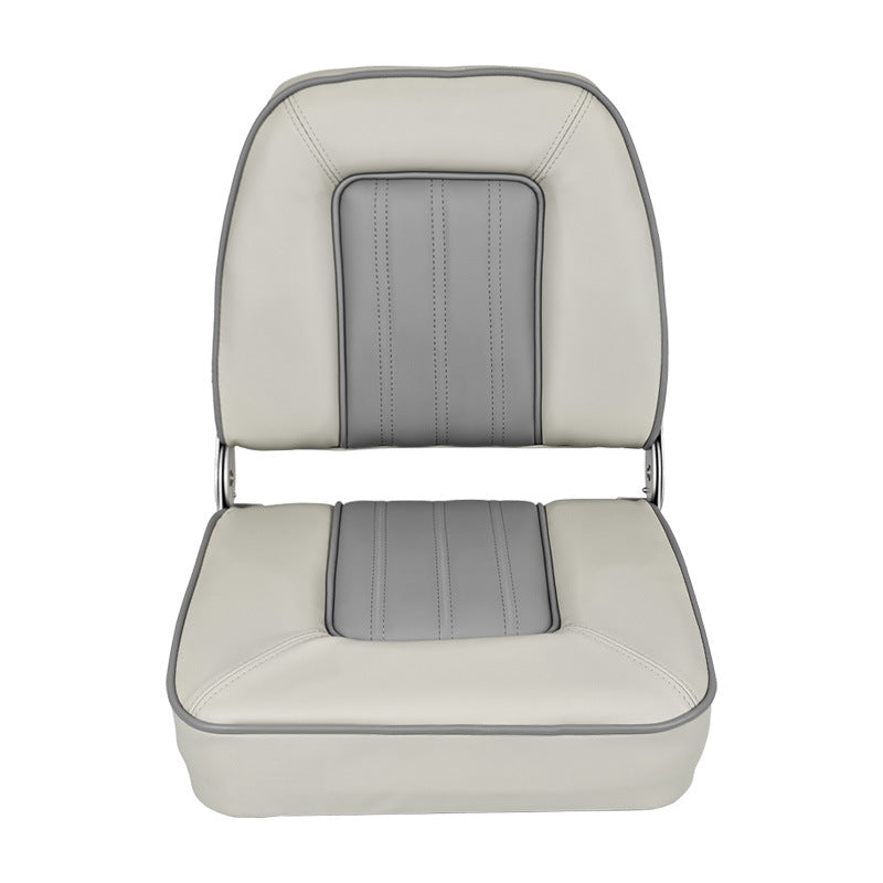 Folding Waterproof and UV-Resistant Boat Seat with Soft Padding for Yachts and Fishing Boats