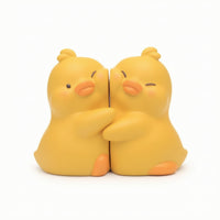 Duck Bookends Scratch-Resistant Resin Bookends Functional Book Ends for Children's Room, Dorm Desk, Reading Corner