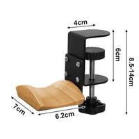 Desktop Universal Headphone Stand with Edge Mount, No-Drill, Gray-Green