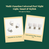 USB rechargeable dimmable night light