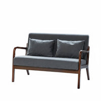 Upholstered Dining Armchair Retro Design Cafe Furniture Set stain-resistant Fabric Sturdy Metal Legs for Interior Designers