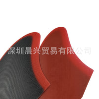 Double Tab 2 / FCS2 Base Surfboard Fin, Fiberglass, Red-Black