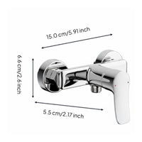 Brass shower faucet, single handle
