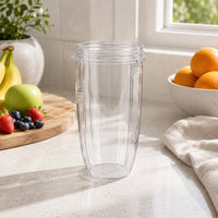 MAX Fill Mark Screw-Top Blender Cup Wide Opening Blender Cup Tapered Shape Appliance Part Transparent