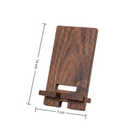 Solid Wood Phone Holder Hands-Unrestricted Viewing Mobile Accessory for Office