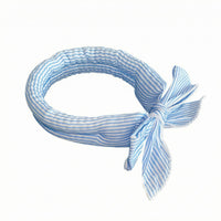 Pet Cooling Scarf Material Striped Neck Scarf Reusable