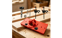 Hinge Guide with Clamps Compact Guide Easy-to-Install Tool for Woodworkers, Home Improvement Hobbyists, Workshop