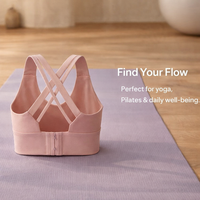 Sports Bras Women No Underwire Full Coverage for Running and Gym, High Impact with Molded Cups for Larger Busts, Shock Absorber