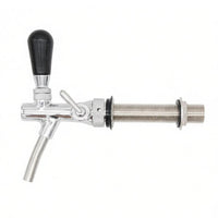 Polished Chrome Adjustable Dispersion Beer Tap Food-Grade Beer Faucet with Shank Heavy-Duty Portable Dispensing Box Box Faucet Corrosion-Resistant for Homebrewers