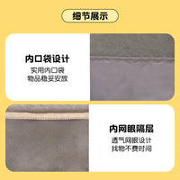 可爱立体卡通手提文件包 大容量A4风琴收纳袋 帆布防水拉链式学生