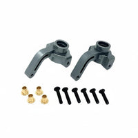 Front Steering Cup Set Anodized coating/12 Scale Steering Block Lightweight RC   Joint Arms for Rough Terrain