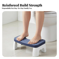 Toilet Squatting Stool U-Shaped Design Footrest Easy Storage for Adults, Seniors