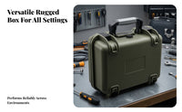 Instrument Case with Hinged Lid