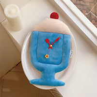 Ice Cream Wall Clock Colorful Ice Lolly Clock Noiseless Mechanism Home Decor