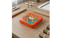 Feline Pattern Fly Box Sturdy Fly Fishing Box Easy Grip for Fishermen