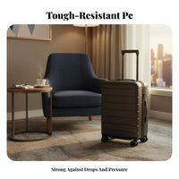 20-Inch Rolling Luggage Large Capacity Hardshell Carry-on Sturdy