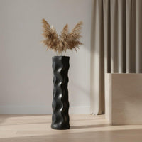 Modern Floor Vase Freestanding Tall Standing Vase Glossy Finish for Entryway