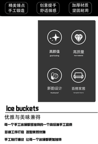 欧式高档香槟桶创意做旧不锈钢冰桶家用红酒冰镇装饰摆件软装设计