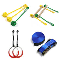 Kids Ninja Obstacle Course Set with Slackline