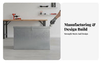 Metal Tool Chest Large Capacity Metal Tool Storage Portable Steel Tool Organizer Sturdy-Duty Galvanized Steel Box Rust-Resistant