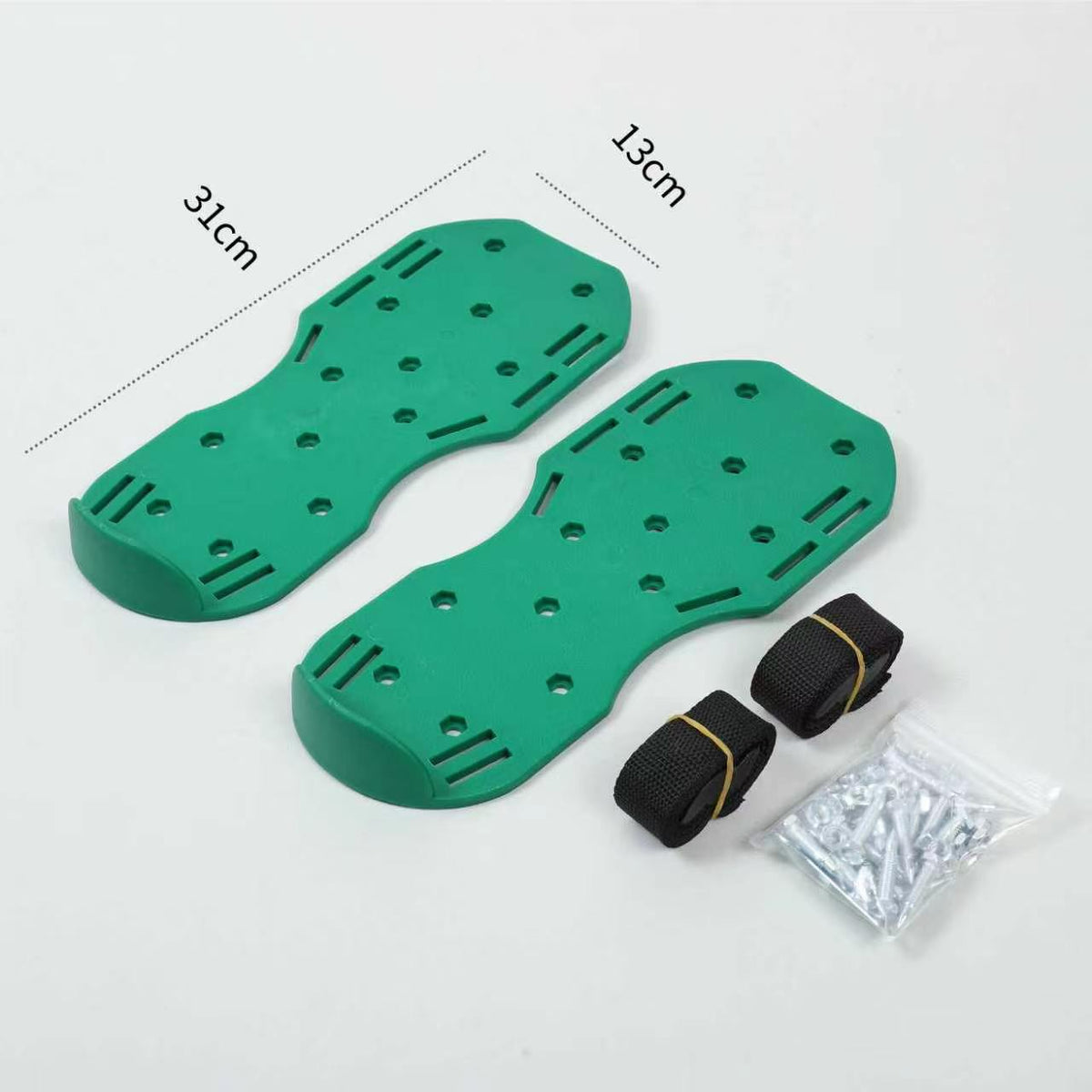 Green Spiked Shoes