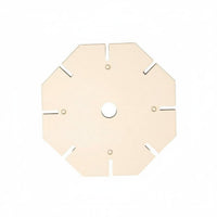 Wooden Braiding Disc Plate Handmade Round Braiding Disc Portable Craft Supply for Crafters, Kids