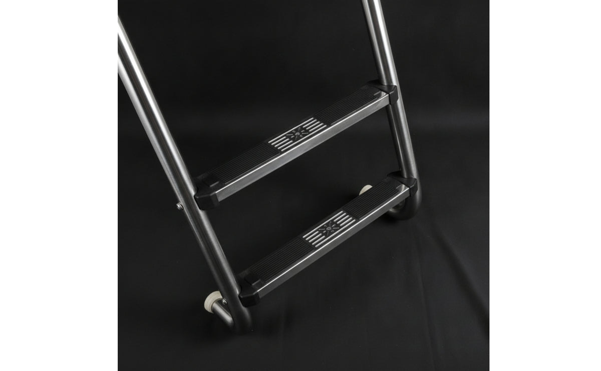 Stainless Steel Pool Ladder Textured Pool Ladder with Handrails Long-Lasting Stable for Backyard