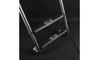 Stainless Steel Pool Ladder Textured Pool Ladder with Handrails Long-Lasting Stable for Backyard