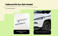 Waterproof Sport Eyebrow Decal for SUV Exterior Decoration