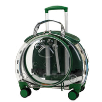Pet Carrier with Wheels Hard Shell Cat Carrier with Wheels Ventilated for Cats, Small Dogs