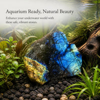 Natural Labradorite Raw Stone Specimen for Diffuser, Decoration, and Collection