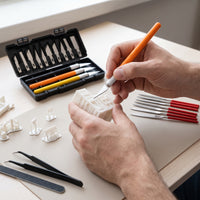 3D Printer Model Finishing Tool Kit for Deburring, Support Removal, and Trimming