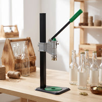 Manual Bottle Capper Height-Adjustable Bottle Sealing Machine Hand-Operated for Homebrewers, Hobbyists, Home, Small Workshops
