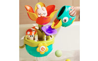 Cascading Bath Toy with Suction Cup Plastic Sprinkler Toy for Babies