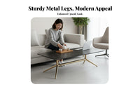 2 Pieces Minimalist design Nesting Coffee Table Set long-lasting Construction Household Furniture Easy to Clean Waterproof Surface for Apartment Dwellers, Interior Decorators, Living Room, Reception Area, Small Spaces, Bedroom
