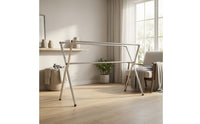 Foldable Clothes Drying Rack Floor-Standing Laundry Drying Rack Heavy-Duty Sturdy for Bedroom