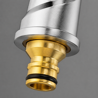 Car Wash Hose Spray Gun Metal Hose Reel Watering Nozzle Tap Water Compatible For Garden Watering