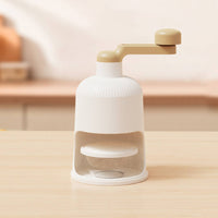 Manual Ice Shaver Easy Operation Portable Fluffy Ice Cone Machine Thickened