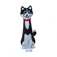 Dog-Shaped Vase Playful Expression Dog-Shaped Flower Vase Smooth Finish