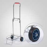 Foldable Hand Cart with Pull Handle for Shopping, Luggage, Delivery and Stairs