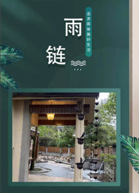 跨境小鸟雨链花园户外庭院铁艺装饰复古金属热销的挂件工艺品雨链