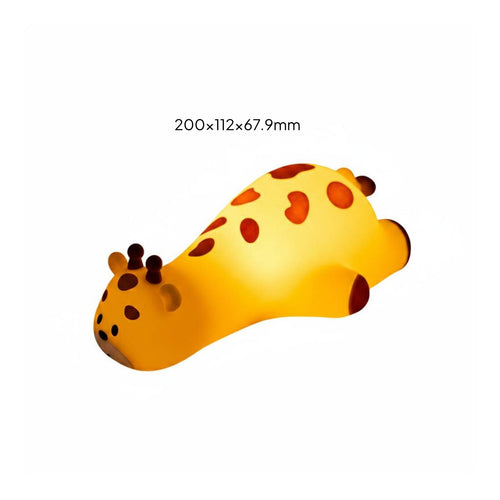 Giraffe Night Light Tap Control Rechargeable Bedside Lamp Timer Function