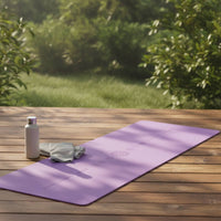 Wear-Resistant Exercise Mat Resilient Non-Slip Exercise Mat Wide Cushioned for Yogis