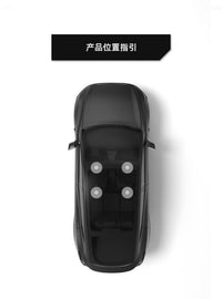 适用于特斯拉焕新版Model Y座椅下储物盒TPE前排座椅收纳盒改装件